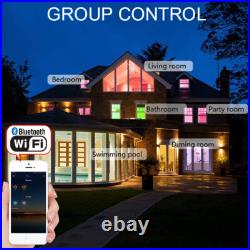 61mm RGB+Warm White Decking Light Bluetooth Control Spot Light Inground Lamp