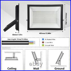 6X 300W LED Floodlight Spot Light Security Flood Lights Outdoor Garden Wall Lamp