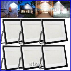 6X 500W LED Flood Light Garden Outdoor Lamp Yard Security Spotlight Cool White