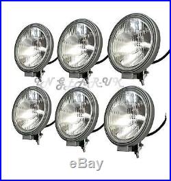 6 Large 8.7 Halogen Driving Lamp 12v SPOT LIGHT Spotlamps 4x4 Off Road Lorry