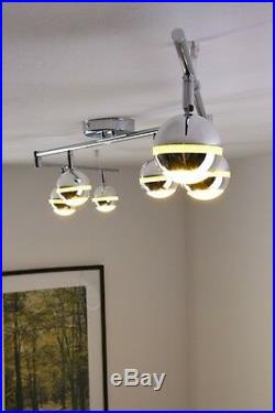 6 spots sur rail Plafonnier à LED Lustre Design Moderne Lampe à suspension 53575