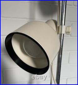 70's 80's Floor lamp reading mid century adjustable retro vintage spot white