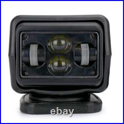 7 60W LED Car Search Light Rotating Remote Control Driving Spot Light Lamp