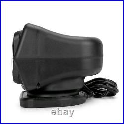 7 60W LED Car Search Light Rotating Remote Control Driving Spot Light Lamp