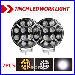 7/9 Round Full Led Spot Fog Driving Drl Light Lamp For Suv 4x4 Car 4wd Pickup 7/9 Round Full Led Spot Fog Driving Drl Light Lamp For Suv 4x4 Car 4wd Pickup