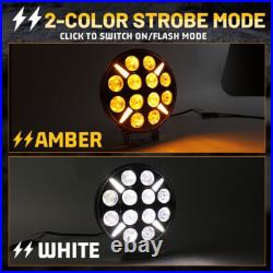 7/9 Round Full Led Spot Fog Driving Drl Light Lamp For Suv 4x4 Car 4wd Pickup 7/9 Round Full Led Spot Fog Driving Drl Light Lamp For Suv 4x4 Car 4wd Pickup