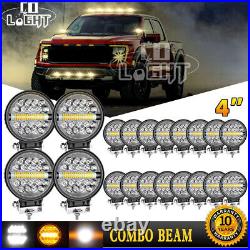 84W 1230V 4INCH Spot LED Work Light Driving Fog Lamps Car SUV Truck ATV offroad