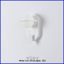 8W LED Wall Sconce Lamp Rotatable Spotlight Bedside Light Fixture Switch Hallway