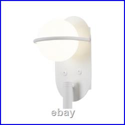 8W LED Wall Sconce Lamp Rotatable Spotlight Bedside Light Fixture Switch Hallway