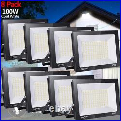 8X 100W LED Floodlight Spot Light Security Flood Lights Outdoor Garden Wall Lamp 8X 100W LED Floodlight Spot Light Security Flood Lights Outdoor Garden Wall Lamp