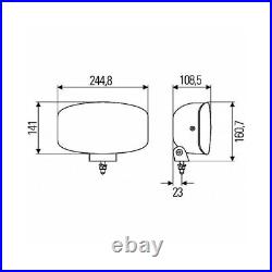 8X 24v Jumbo 320 FF Spot & sidelight light/lamp Kelsa/BAR/Scania/Volvo/MAN