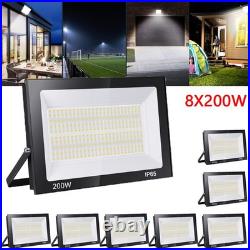 8x 200W LED Floodlight Spot Light Security Flood Lights Outdoor Garden Lamp IP65 8x 200W LED Floodlight Spot Light Security Flood Lights Outdoor Garden Lamp IP65
