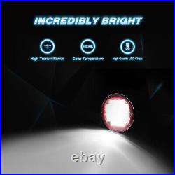 96W 9 High Power 24v Led Work Lamp Spot Lights X4 Fit For Daf Man Scania Volvo