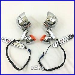 97-13 OEM Genuine CVO Harley Auxiliary Left/Right Pair Passing Spot Lights Lamps