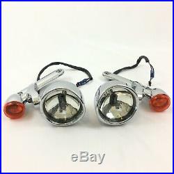 97-13 OEM Genuine CVO Harley Auxiliary Left/Right Pair Passing Spot Lights Lamps