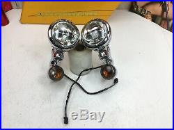 97-13 OEM Genuine CVO Harley Auxiliary Passing Spot Lights Lamps