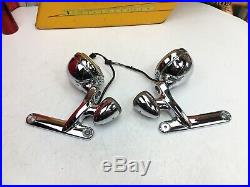 97-13 OEM Genuine CVO Harley Auxiliary Passing Spot Lights Lamps