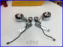 97-13 OEM Genuine CVO Harley Auxiliary Passing Spot Lights Lamps