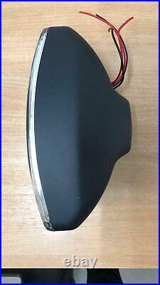 9.5'' Jumbo Oval Black ABS Spot Lamp 24v + LED To Fit Scania Volvo DAF MAN Truck