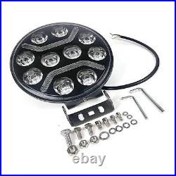 9 Round Full Led Spot Fog Driving Drl Light Lamp X4 For Mercedes Atego Actros 9 Round Full Led Spot Fog Driving Drl Light Lamp X4 For Mercedes Atego Actros