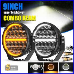 9inch Roof Led Spot Light Driving Offroad For Mercedes Atego Front Lamps Truck