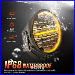 9inch Roof Led Spot Light Driving Offroad For Mercedes Atego Front Lamps Truck