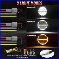 9inch Roof Led Spot Light Driving Offroad For Mercedes Atego Front Lamps Truck