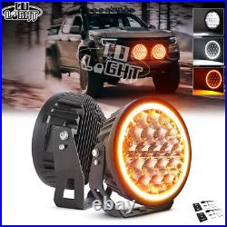 9inch Round LED Work Light DRL Spot Driving Fog Lamp Offroad Truck SUV UTV 4WD