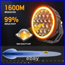 9inch Round LED Work Light DRL Spot Driving Fog Lamp Offroad Truck SUV UTV 4WD