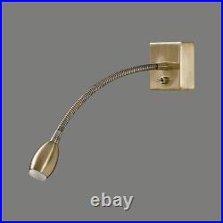 ACB Flex LED Wall Spotlight 3W Gold Brass Antique