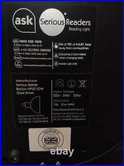 ASK Serious Readers Floor Lamp Top Of The Range Hi Definition Model Worth £429