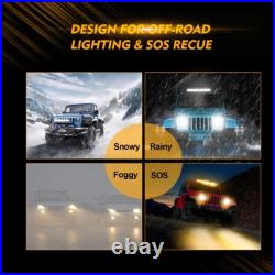 AUXBEAM 20 LED Work Light Offroad Driving Lamp Spot 6 Modes Universal Truck SUV