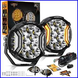 AUXBEAM 5inch White LED Driving Work Light Offroad Fog Lamp DRL & Spotlight 172W