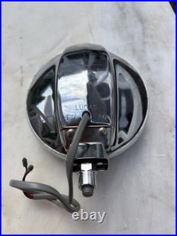 A pair of Vintage LUCAS Spot Lamp Light FT/LR 6/9 Sealed Beam