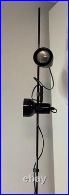 Adjustable Retro Twin Spot Light Floor Standing Lamp Black