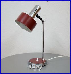 Alte Vintage Chrom Schreibtisch Stab Leuchte Tischlampe Spot 60er 70er Jahre