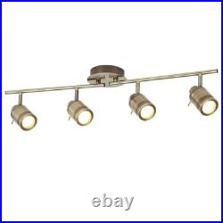 Antique Brass Bathroom 4 Lamp Adjustable Split Bar Spot Light 79cm Long IP44 Antique Brass Bathroom 4 Lamp Adjustable Split Bar Spot Light 79cm Long IP44