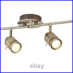 Antique Brass Bathroom 4 Lamp Adjustable Split Bar Spot Light 79cm Long IP44 Antique Brass Bathroom 4 Lamp Adjustable Split Bar Spot Light 79cm Long IP44