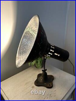 Antique credalux industrial Spot Table Light 16 Inch Works Pat Tested