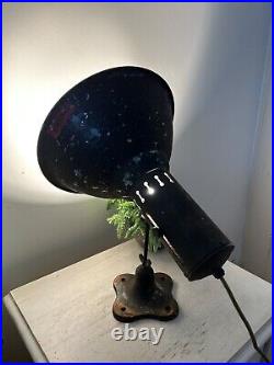 Antique credalux industrial Spot Table Light 16 Inch Works Pat Tested
