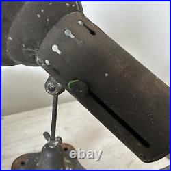 Antique credalux industrial Spot Table Light 16 Inch Works Pat Tested