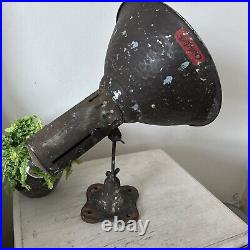 Antique credalux industrial Spot Table Light 16 Inch Works Pat Tested