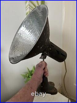 Antique credalux industrial Spot Table Light 16 Inch Works Pat Tested