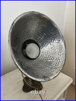 Antique credalux industrial Spot Table Light 16 Inch Works Pat Tested