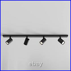 Ascoli Four Bar Indoor Spotlight (Matt Black), GU10 Lamp, Designed in