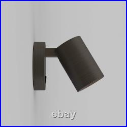 Ascoli Single Switched Indoor Reading Light (Bronze), GU10 LED Lamp