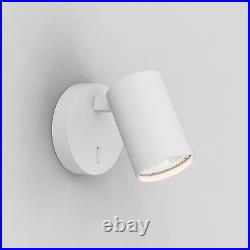 Astro Ascoli Single Switched Indoor Reading Light Textured White, GU10 LED Lamp