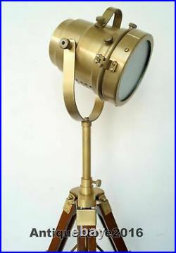 Authentic Vintage Spot Light Studio Surveyor Tripod Stand Table Lamp Home Decor