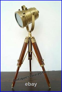Authentic Vintage Spot Light Studio Surveyor Tripod Stand Table Lamp Home Decor