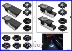 BMW Genuine LED Door Projectors 50mm Light Lamp Lighting Replacement 63312463924